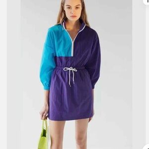 NWT Urban Outfitters Nylon Half-Zip Dress – Size M